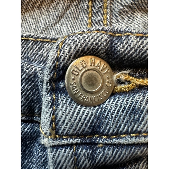 Old Navy Jeans Womens 16 Denim High Rise Slouchy Straight Secret Slim Pockets - Picture 6 of 15